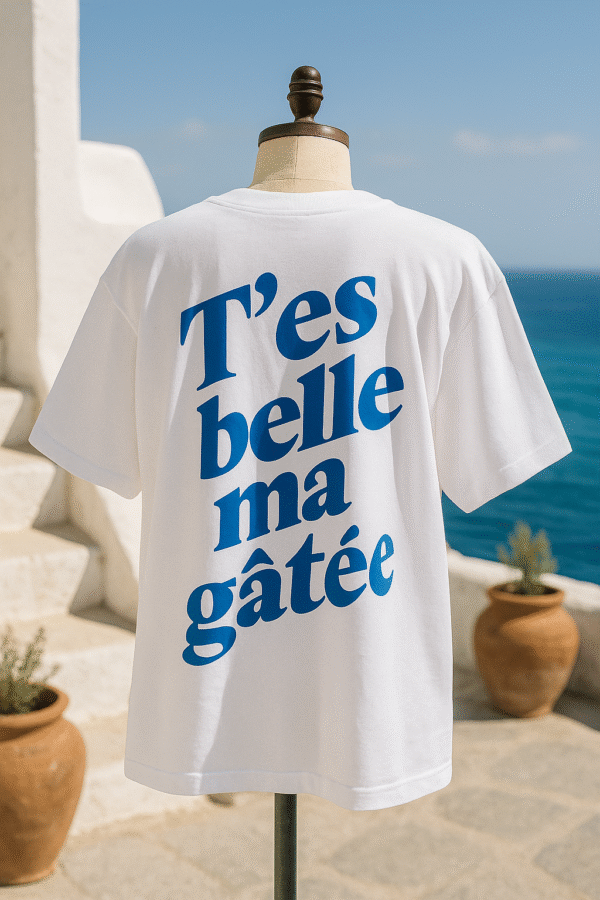 ChatGPT Image 27 juin 2025 à 17_14_14 T-shirt "T'es belle ma gâtée"